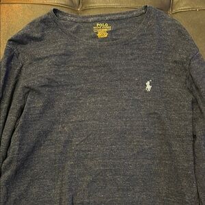 Polo by Ralph Lauren Men's Navy Long Sleeve Shirt